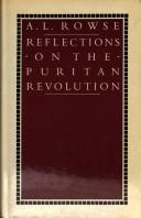 Cover of: Reflections on the Puritan Revolution