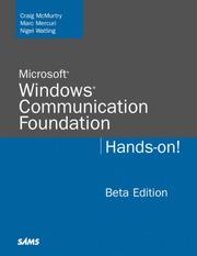 Cover of: Microsoft Windows Communication Foundation: Hands-on