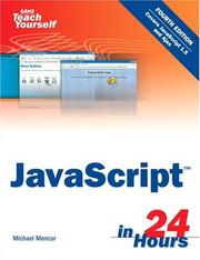 Cover of: Sams Teach Yourself JavaScript in 24 Hours (4th Edition) (Sams Teach Yourself)