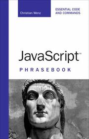 Cover of: JavaScript(TM) Phrasebook (Developer's Library) by Christian Wenz
