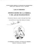 Cover of: Instrucciones de la fábrica y del ajuar eclesiásticos