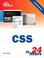 Cover of: Sams Teach Yourself CSS in 24 Hours