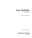 Cover of: Jean Dubuffet by Jean Dubuffet