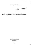 Cover of: Postępowanie finansowe