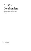 Cover of: Lesefreuden: über Bücher und Menschen