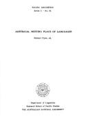 Cover of: Australia, meeting place of languages