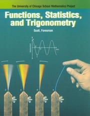 Cover of: Functions, Statistics, and Trigonometry