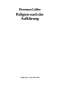 Cover of: Religion nach der Aufklärung