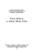Cover of: Wasyl Stefanyk w obliczu Młodej Polski