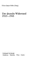 Cover of: Der Deutsche Widerstand 1933-1945