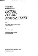 Cover of: Dzieje Polski nowożytnej by Władysław Konopczyński