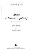 Cover of: Antyk w literaturze polskiej: prace komparatystyczne