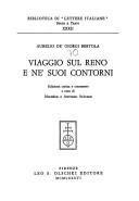 Cover of: Viaggio sul Reno e ne' suoi contorni by Aurelio Bertola De' Giorgi, Aurelio Bertola De' Giorgi