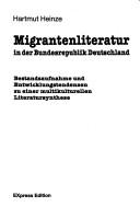Cover of: Migrantenliteratur in der Bundesrepublik Deutschland: Bestandsaufnahme und Entwicklungstendenzen zu einer multikulturellen Literatursynthese