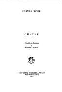 Cover of: Cráter