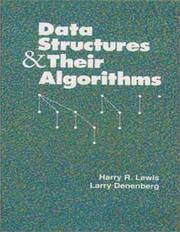 Cover of: Data structures & their algorithms by Harry R. Lewis