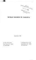 Cover of: Human rights in Jamaica.