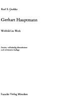Cover of: Gerhart Hauptmann: Weltbild im Werk