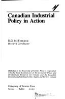 Cover of: Canadian industrial policy in action