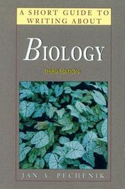 Cover of: A short guide to writing about biology by Jan A. Pechenik
