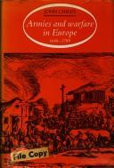 Cover of: Armies and warfare in Europe, 1648-1789