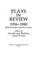 Cover of: Plays in review, 1956-1980