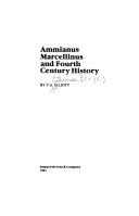 Cover of: Ammianus Marcellinus and fourth century history | T. G. Elliott
