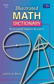Cover of: Illustrated Math Dictionary by Judith De Klerk