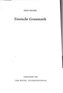 Cover of: Finnische Grammatik