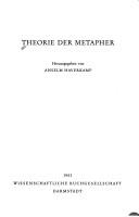 Cover of: Theorie der Metapher