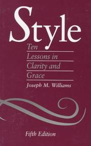 Cover of: Style by Joseph M. Williams