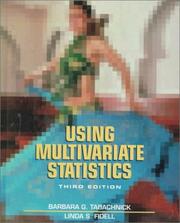 Cover of: Using multivariate statistics by Barbara G. Tabachnick