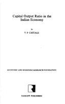 Cover of: Capital output ratio in the Indian economy by V. P. Chitale