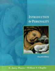 Introduction to personality by E. Jerry Phares