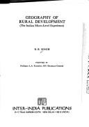 Cover of: Geography of rural development by Ram Babu Singh