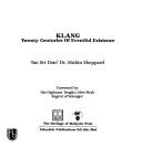 Cover of: Klang, twenty centuries of eventful existence