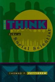 Cover of: How to think like a social scientist