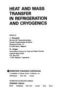 Cover of: Heat and mass transfer in refrigeration and cryogenics