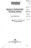Cover of: Small industry in Malaysia by Chee, Peng Lim.