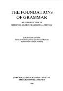 Cover of: The foundations of grammar by Jonathan Owens