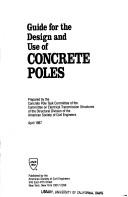 Guide for the design and use of concrete poles