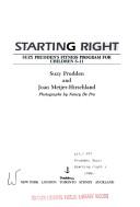 Cover of: Starting right by Suzy Prudden