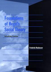 Cover of: Foundations of Hegel