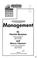 Cover of: Management