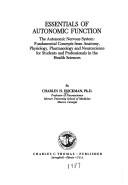 Cover of: Essentials of autonomic function by Charles H. Hockman