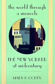 Cover of: The World Through a Monocle: The New Yorker at Midcentury