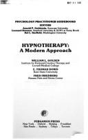 Cover of: Hypnotherapy.