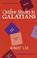 Cover of: Outline studies in Galatians