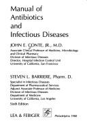 Cover of: Manual of antibiotics and infectious diseases by John E. Conte