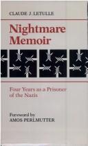 Nightmare memoir by Claude J. Letulle